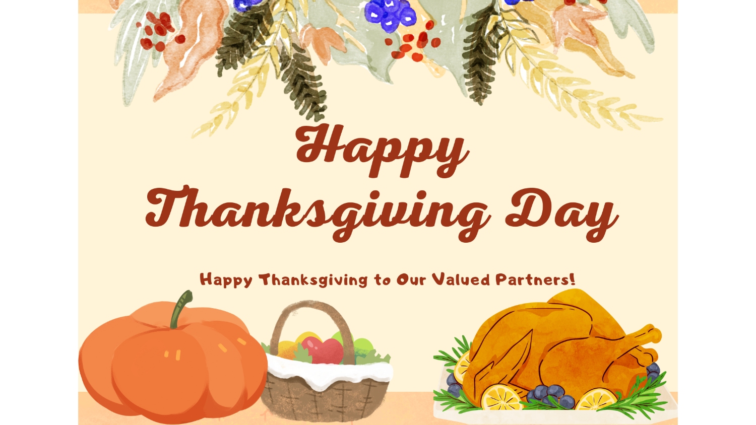 Chúc mừng ngày Lễ Tạ ơn!